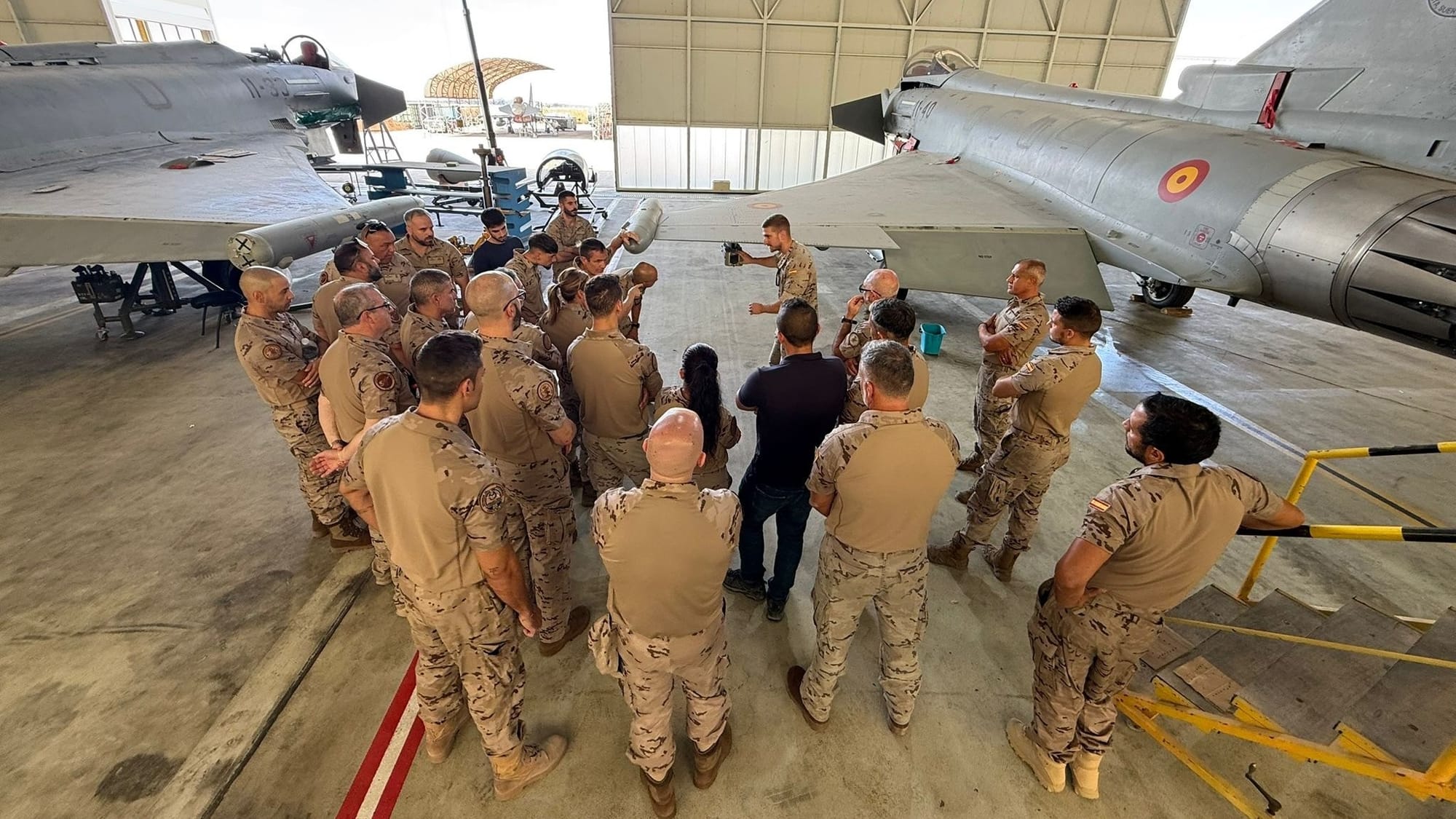 INICIO DEL PLAN DE IMPLANTACIÓN DEL EUROFIGHTER EN LA BASE AÉREA DE GANDO.
