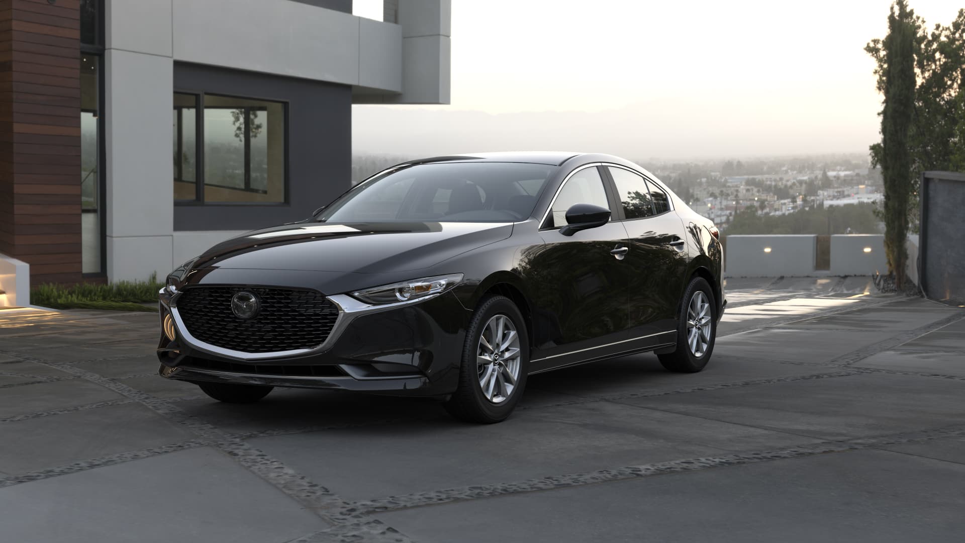 Mazda3-sedan-fwd-2-5s-jetblack Via Mazda USA the top ten most reliable cars for Nigerian roads.