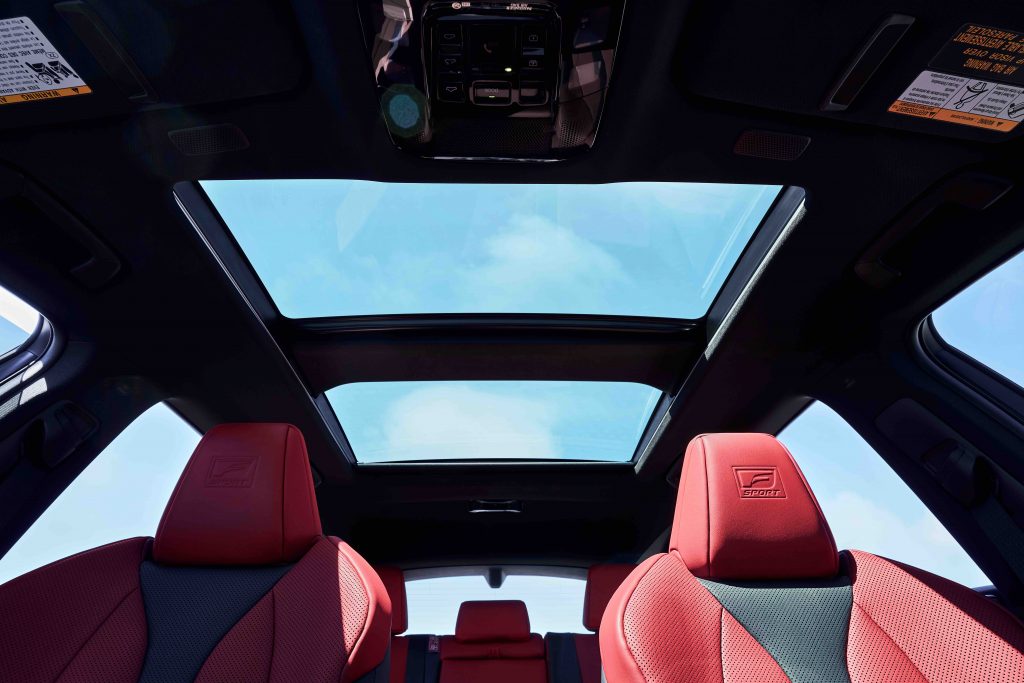 Lexus SUV moonroof Via Lexus USA.