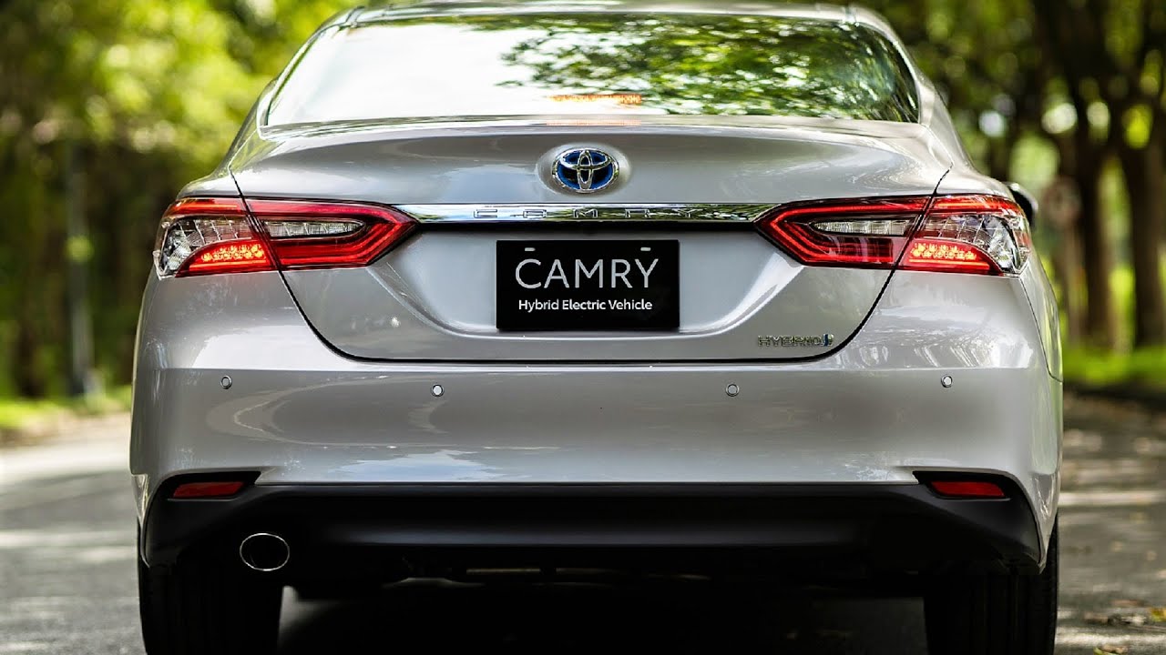 2022 Toyota Camry Hybrid rear PowerTorque Via YouTube.