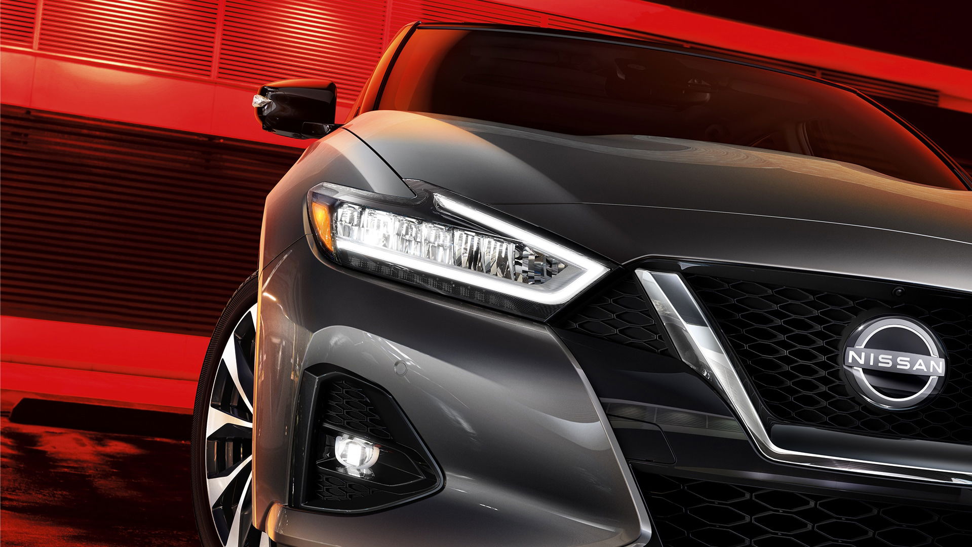 2023-nissan-maxima-signature-boomerang-headlights Via Nissan.