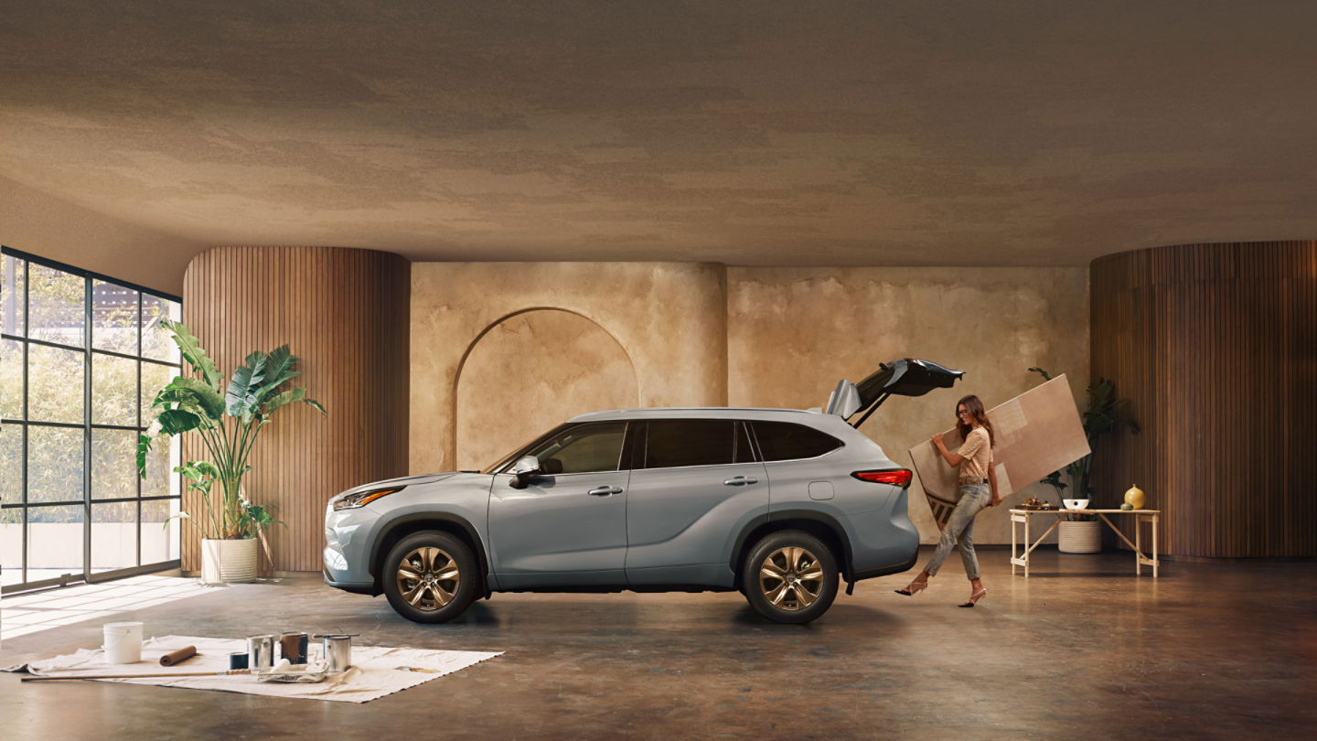 2023 Toyota Highlander cargo volume Via Toyota.