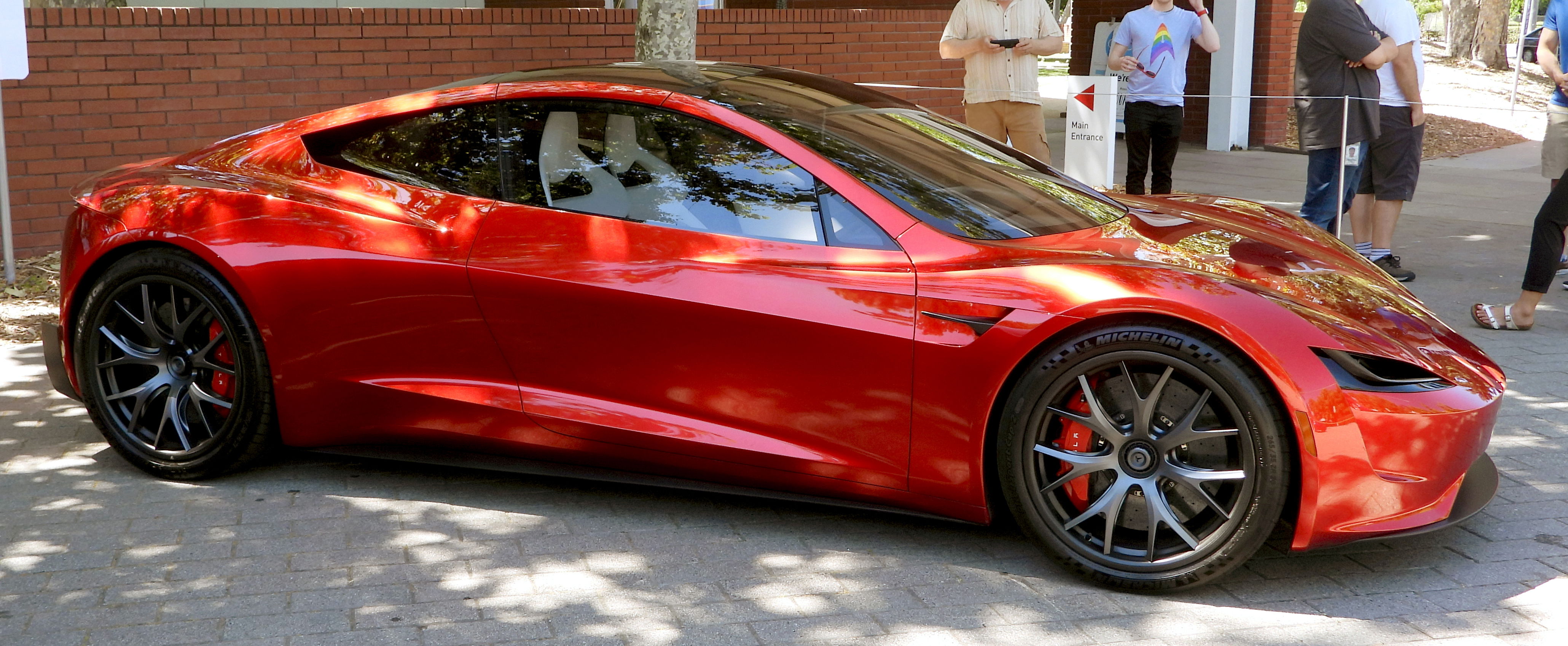 Tesla Roadster second generation Via Wikipedia.