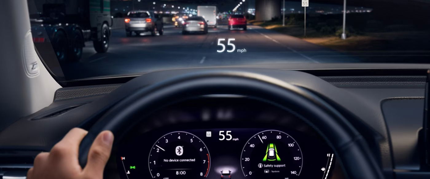 2023 Honda Pilot headup display.