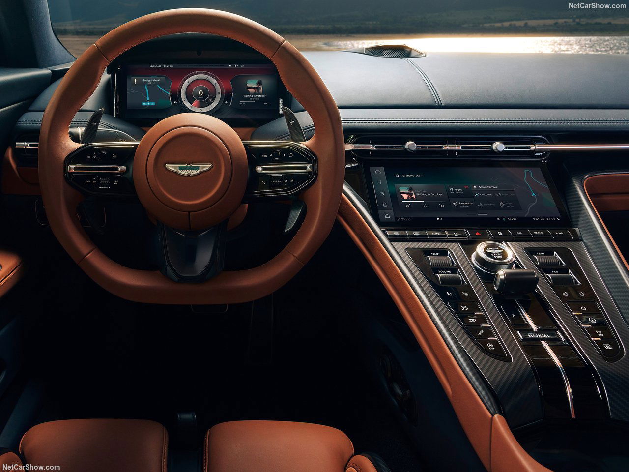 2024 Aston Martin DB12 interior.