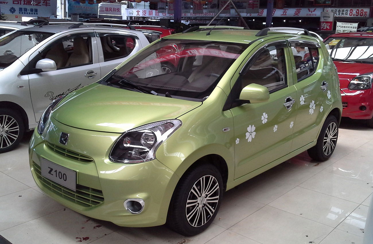 Cheap made-in-China cars, Zotye_Z100_2_China Navigator84 via Wikimedia.