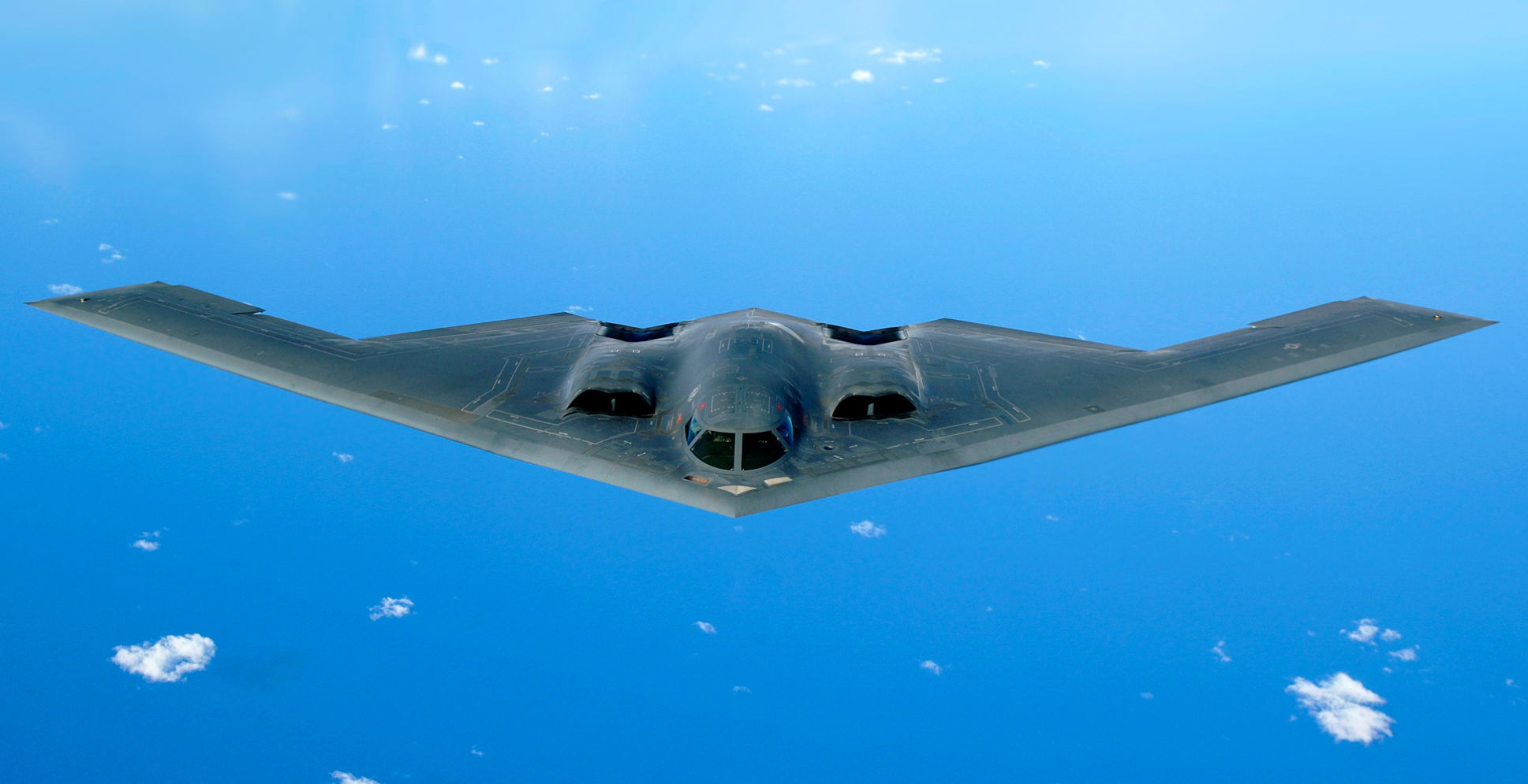 Five most powerful military vehicles, B-2_Spirit Bomber Via Wikipedia.