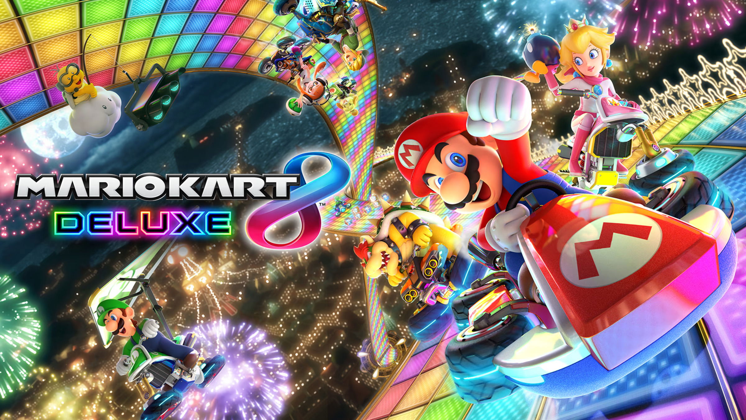 Top racing games, Mario Kart 8 Deluxe Via Nintendo.