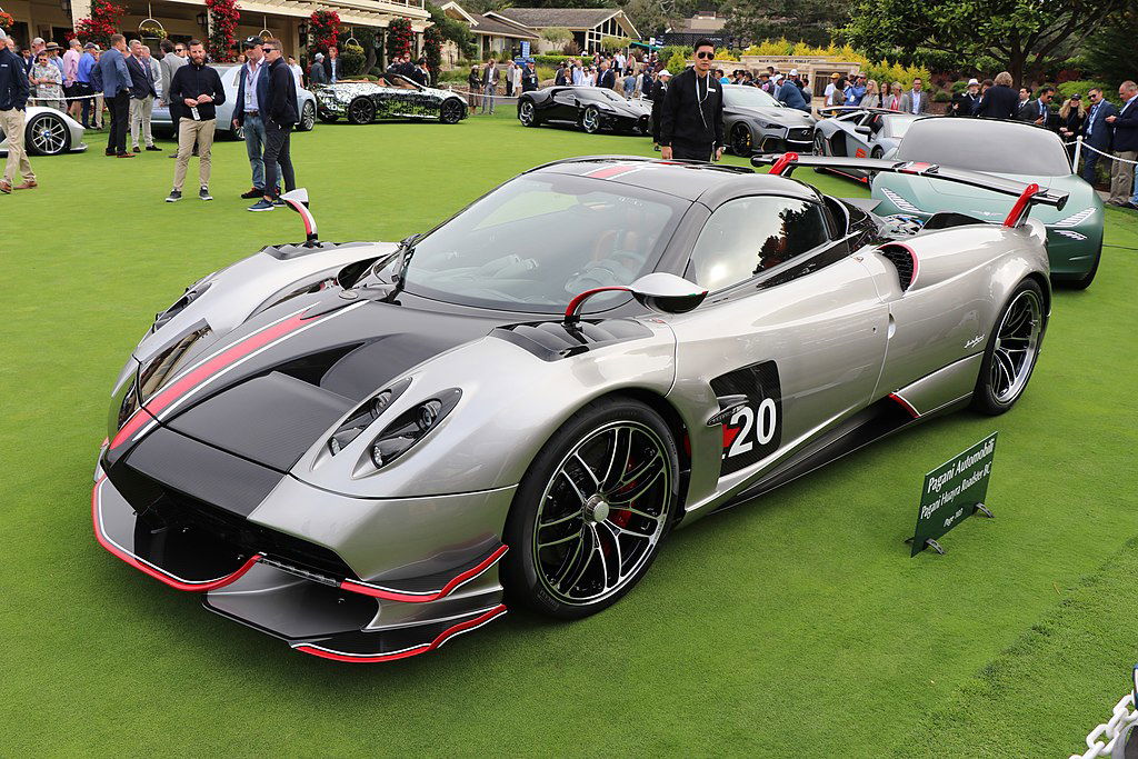 Pagani_Huayra_BC_Roadster Bryan S via Wikimedia.