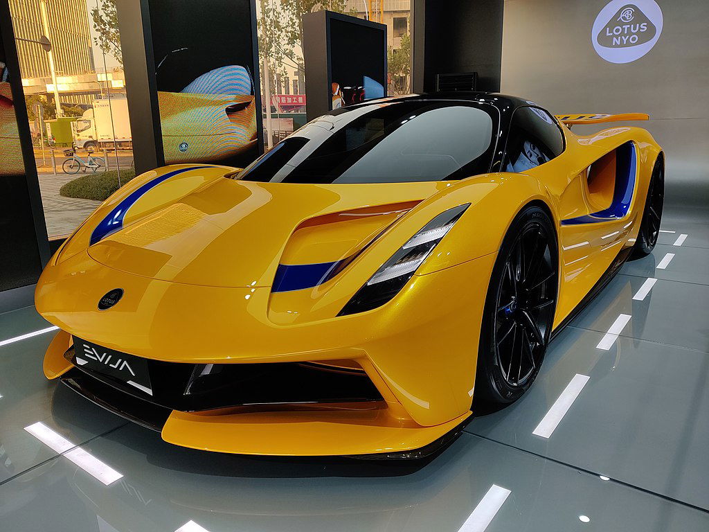 The top ten highest horsepower cars in the world for 2023 - Lotus_Evija JustAnotherCarDesigner via Wikimedia.