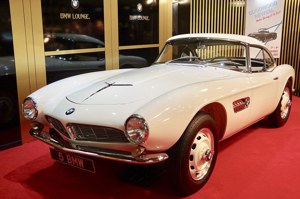 The world's rarest cars - 1956_BMW_507 David Merrett via Wikimedia.