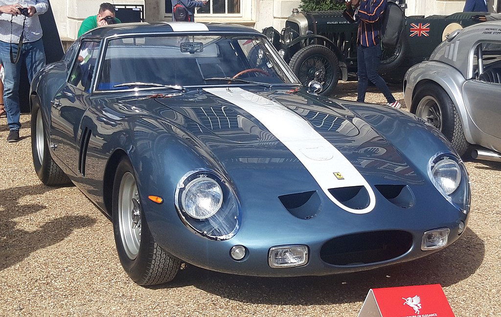 The prettiest cars of all time - 1962 Ferrari 250 GTO.