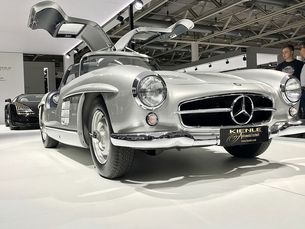 The most beautiful cars - Mercedes_300_sl Ank kumar via Wikimedia.