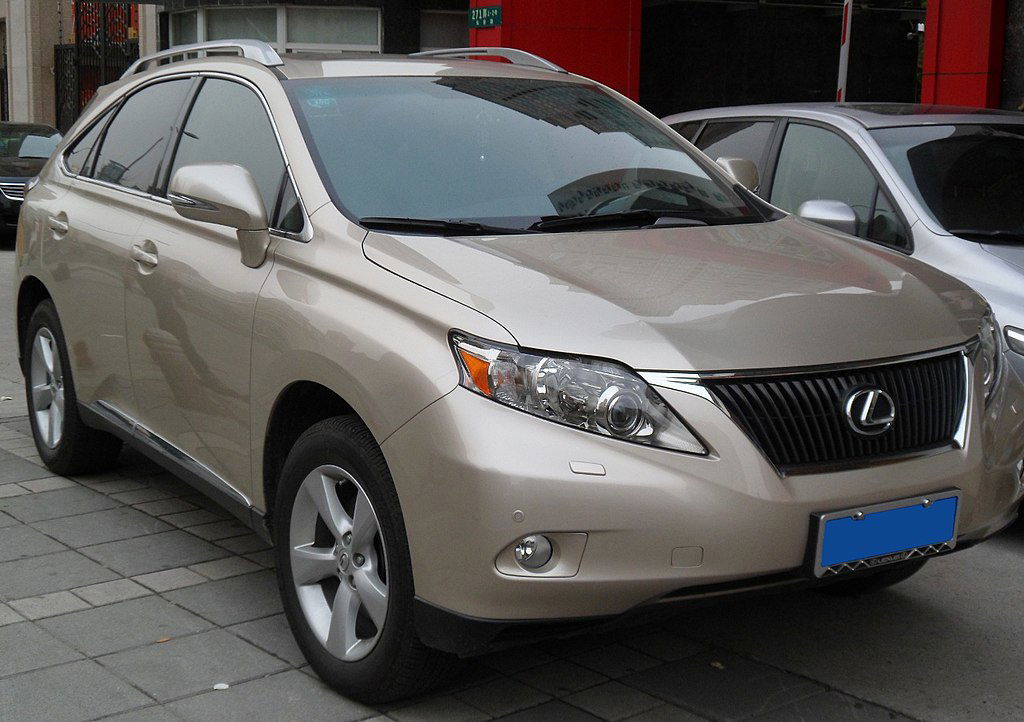 top ten fastest selling tokunbo cars - 2012 Lexus_RX350 Navigator84 via Wikimedia.