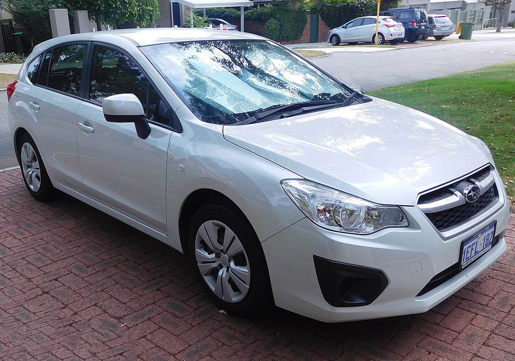 Used cars to avoid - 2013_Subaru_Impreza_(GP7_MY13)_2.0i_hatchback EurovisionNim via Wikimedia.