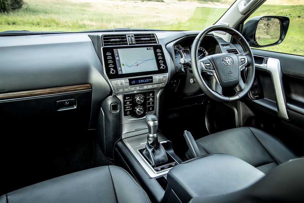 2022 Land Cruiser Prado interior.