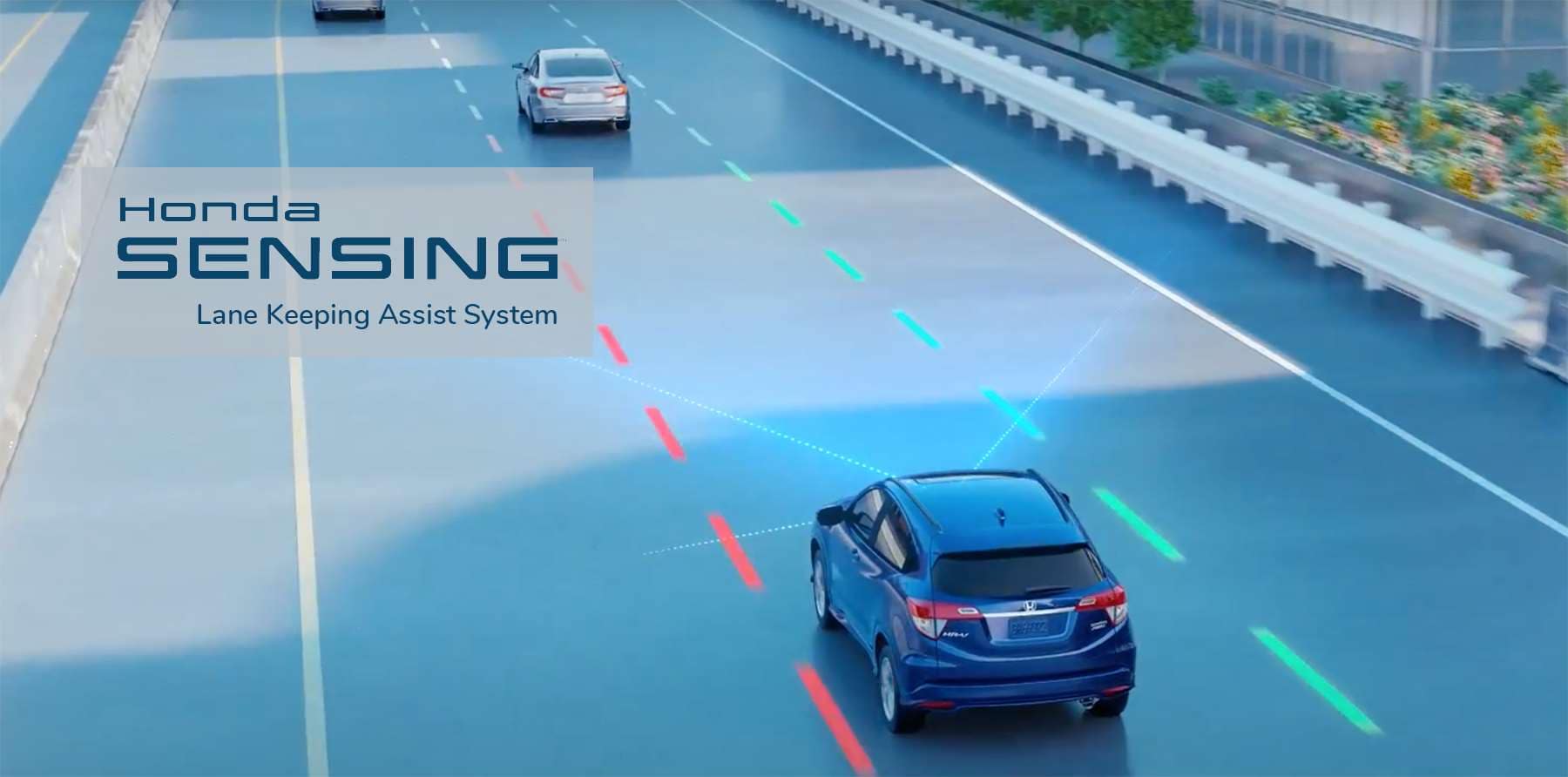 Honda Sensing Lane Keeping Assist.