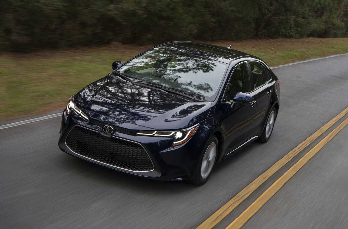 Used cars with the best fuel efficiency - 2021 Toyota Corolla Hybrid via TrueCar.