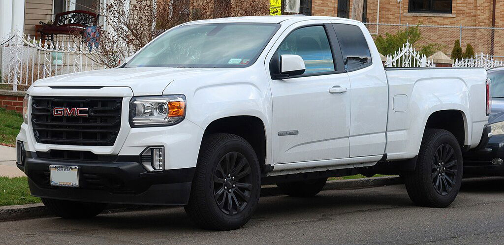 The most stolen cars in the world - 2022_GMC_Canyon_Elevation,_front Kevauto via Wikimedia.