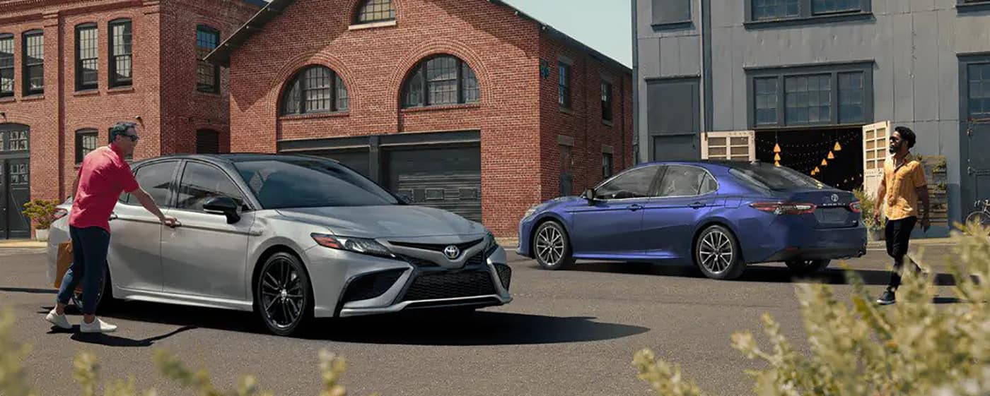 2021 Toyota Camry SE and XSE via Beaver Toyota.