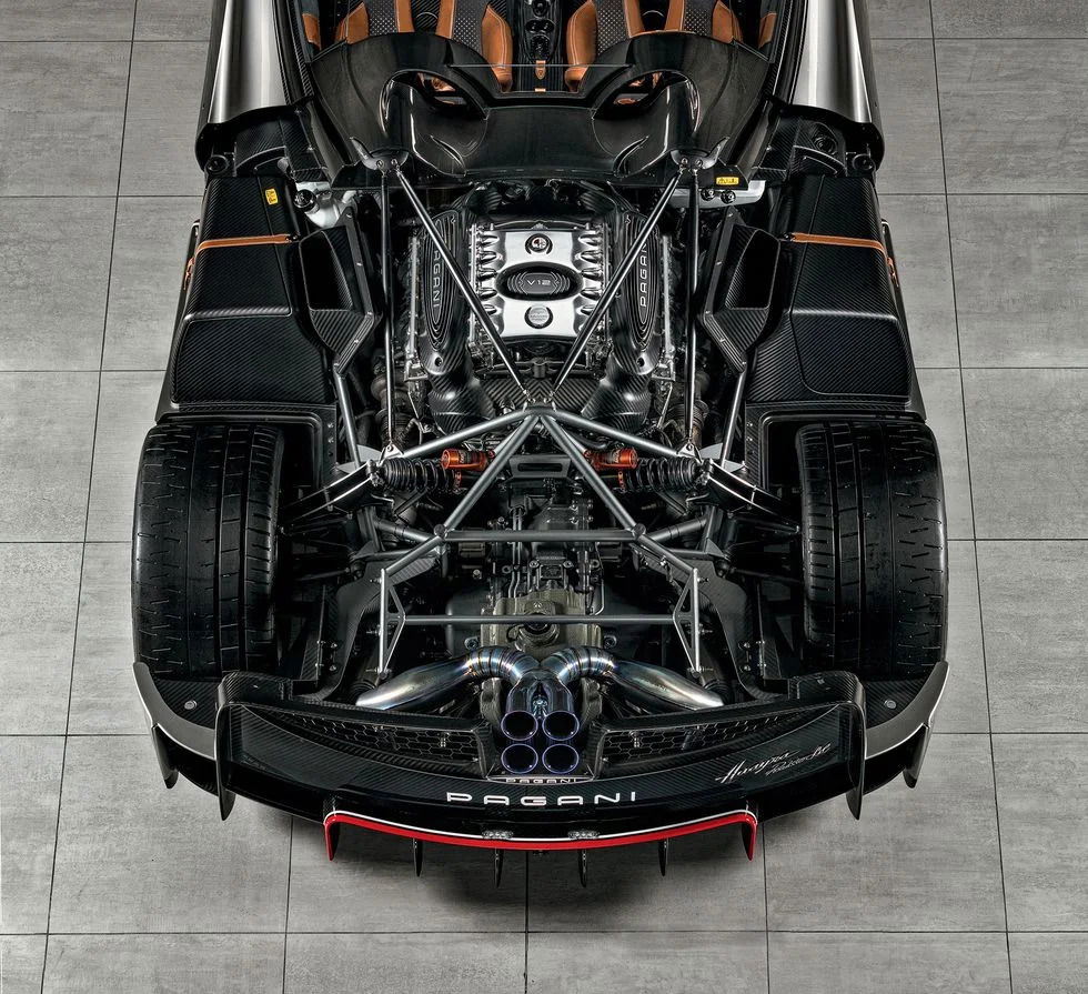 Top V12 engines in the world - Pagani Huayra BC Roadster powertrain via The Drive.