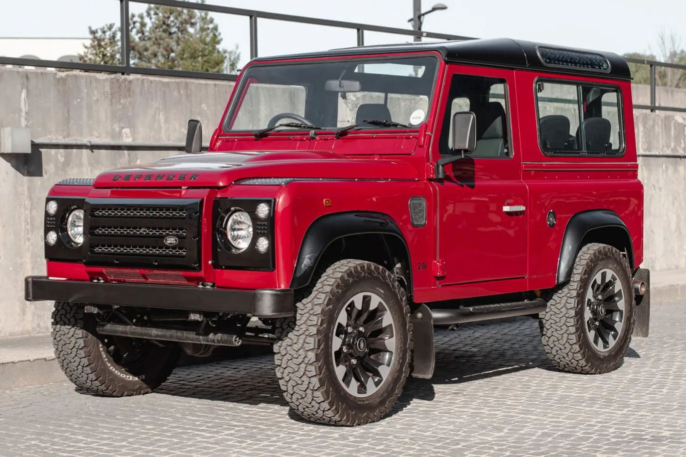 1997 BMW Land Rover M52 Defender via Bring a Trailer.