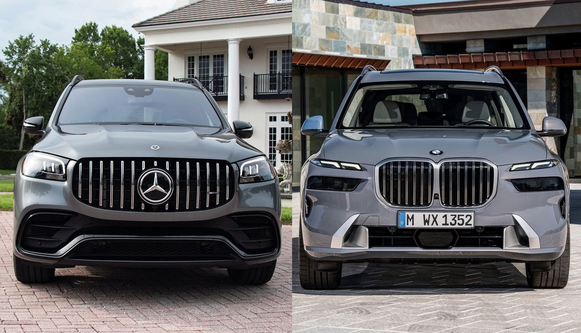 2023 Mercedes-AMG GLS 63 4MATIC+ vs BMX7 design.