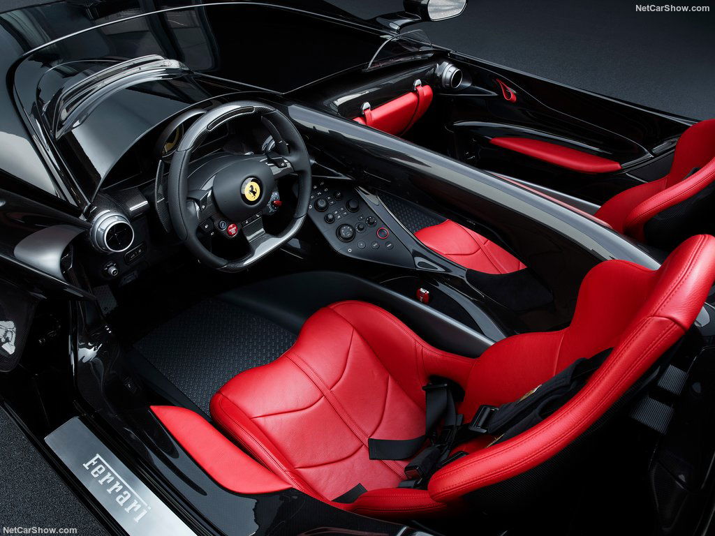 Ferrari Monza SP2 interior.