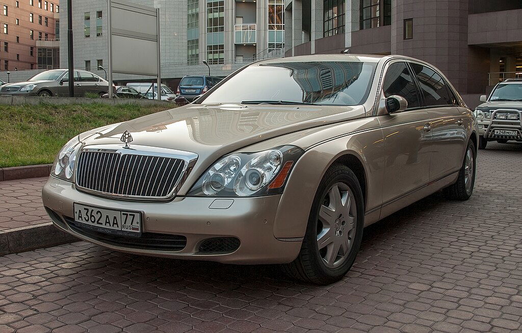 2002-2012 Maybach_62_Moskau Ermell via Wikimedia.