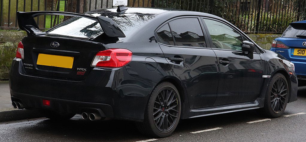 2015_Subaru_WRX_STi_Type_UK_Symetrica_2.5_rear Vauxford via Wikimedia.