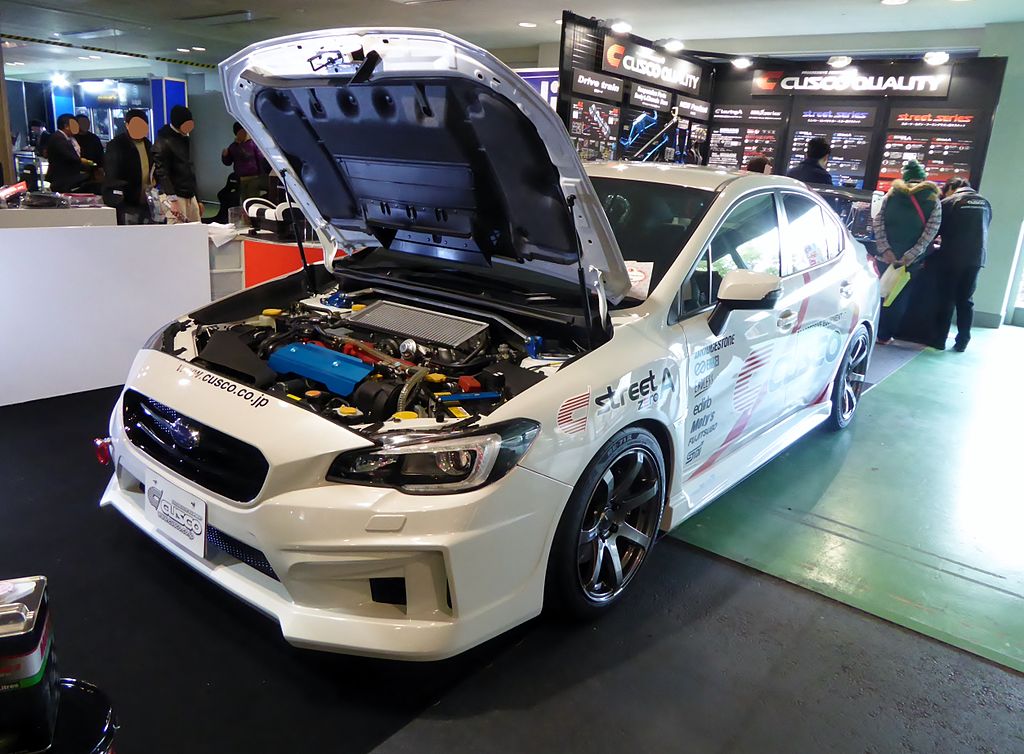 2015 Subaru_WRX_STI_(VAB)_tuned_by_CUSCO Tokumeigakarinoaoshima via Wikimedia.