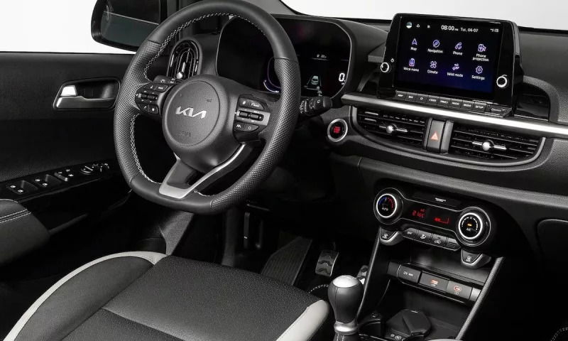 2024 Kia Picanto dashboard via Car Magazine.