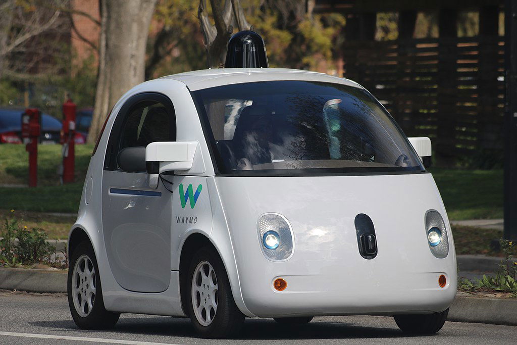 Waymo_self-driving_car_front_view Grendelkhan via Wikimedia.