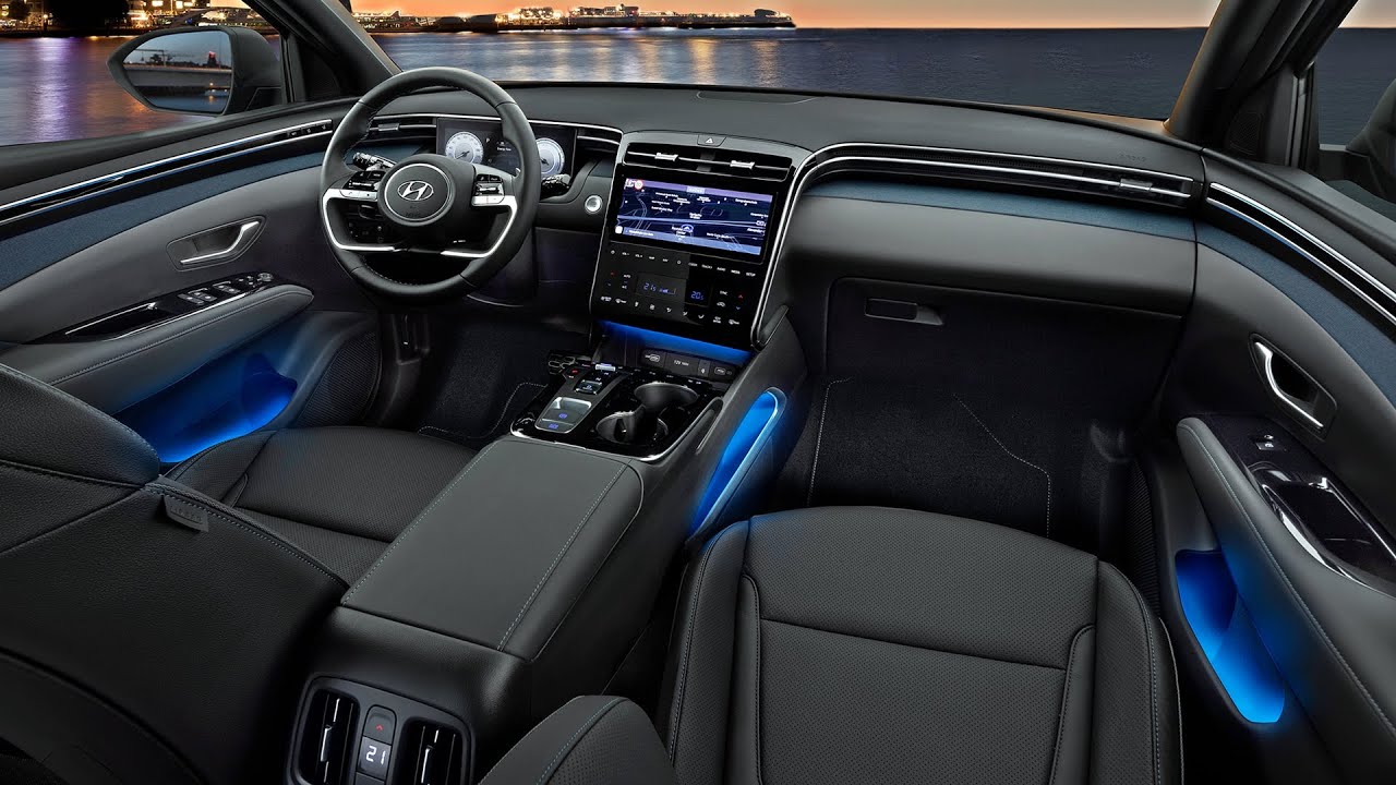 2022 Hyundai Tucson interior Auto Interior via YouTube.