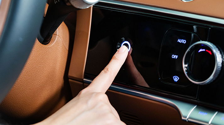 2023 Genesis GV70 fingerprint sensor.