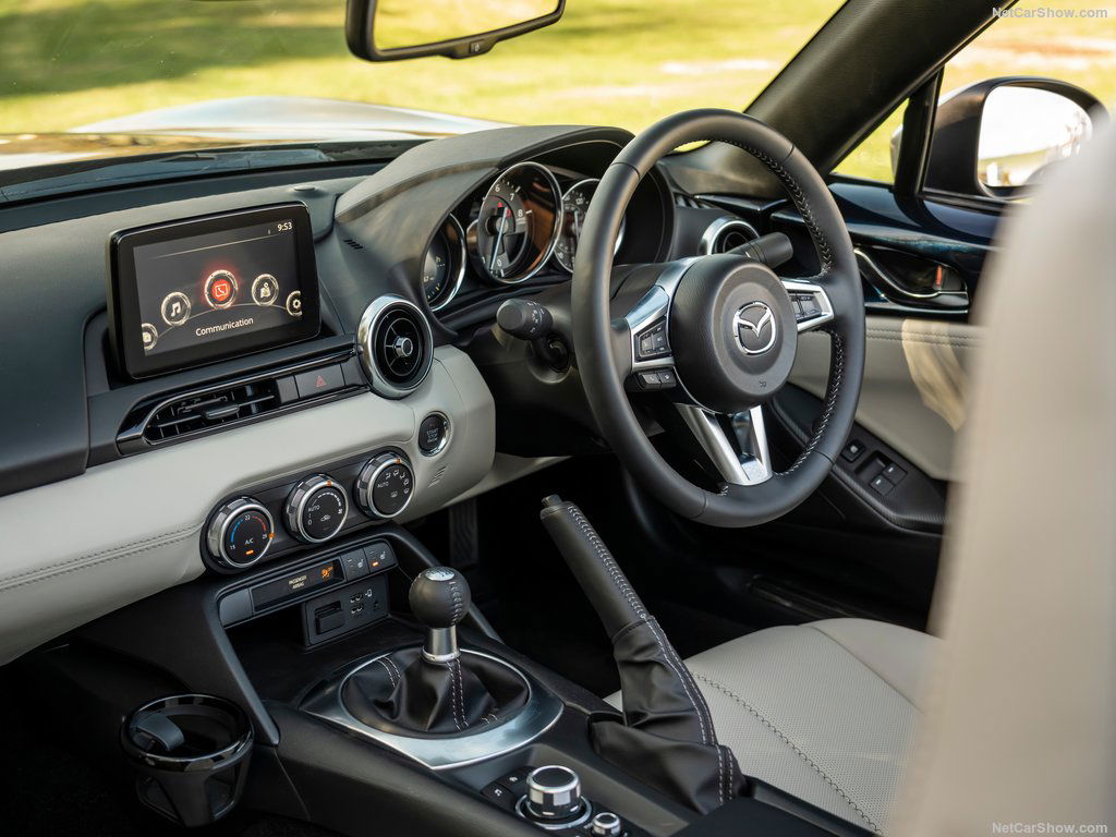 Mazda MX-5 Miata manual transmission.