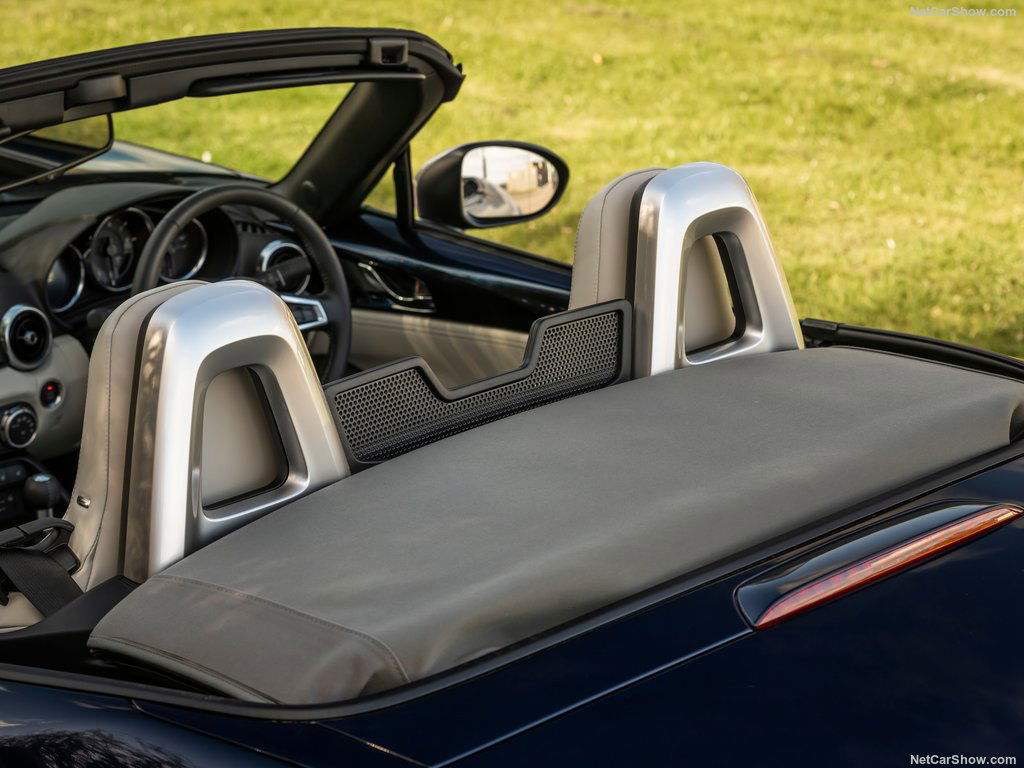 Mazda Miata interior.