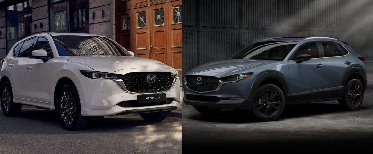 2023 Mazda CX-30 versus Mazda CX-5.