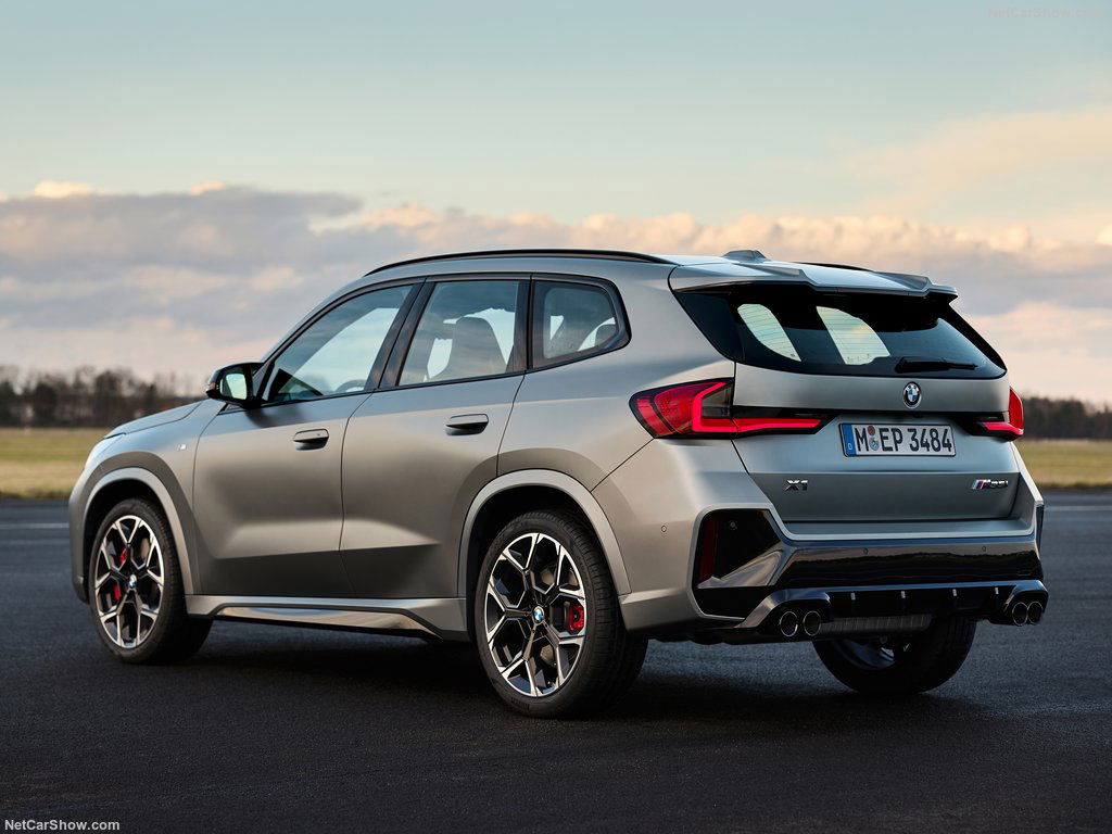 2024 BMW X1 rear - best subcompact luxury suv. 