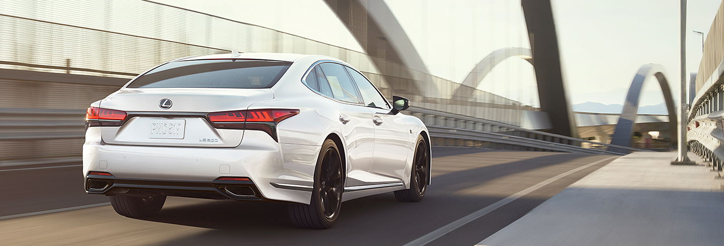 2024 Lexus LS rear.