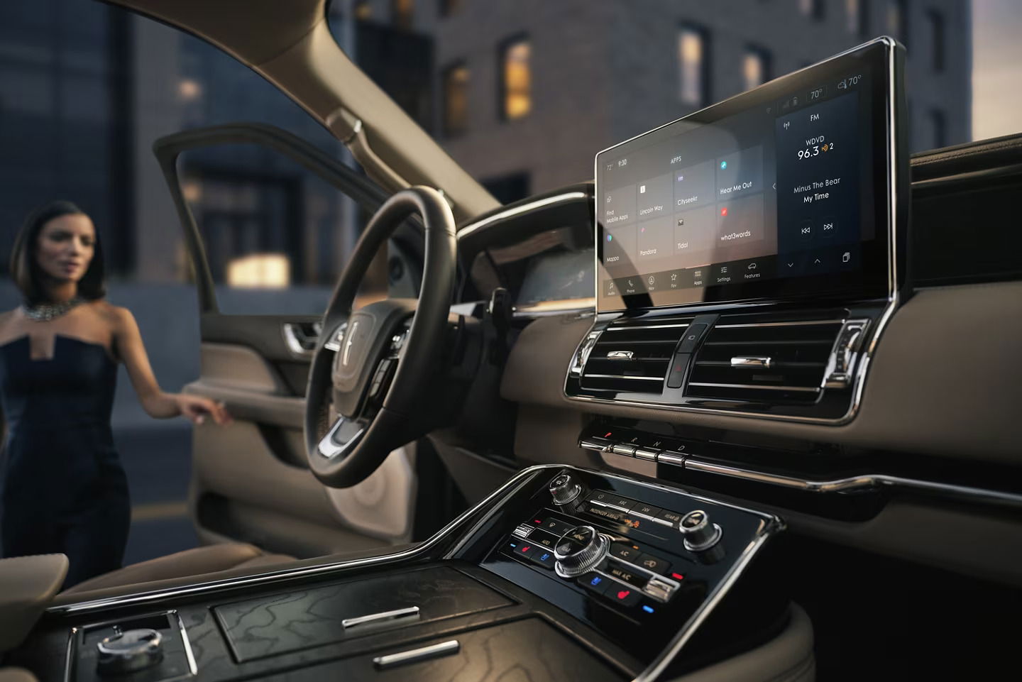 2024 Lincoln Navigator infotainment.