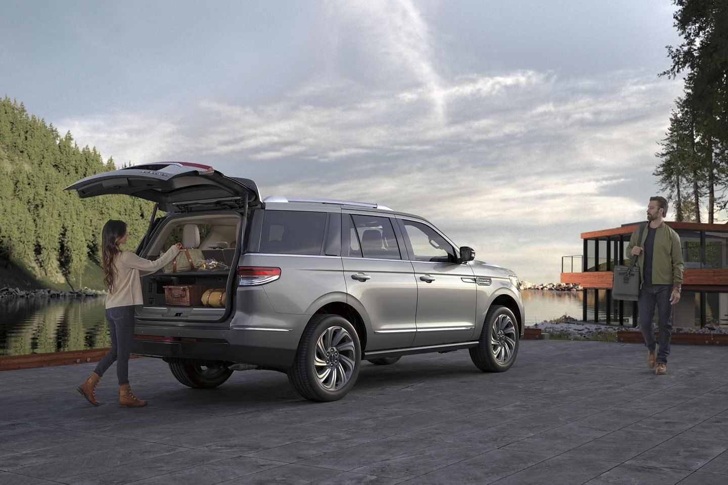 2024 Lincoln Navigator cargo space.