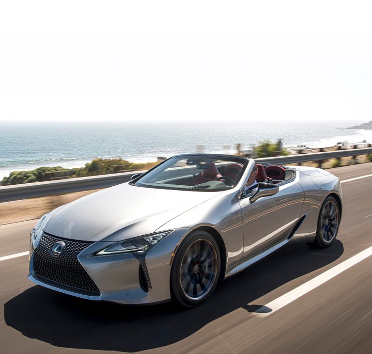 2024 Lexus LC500 atomic silver.