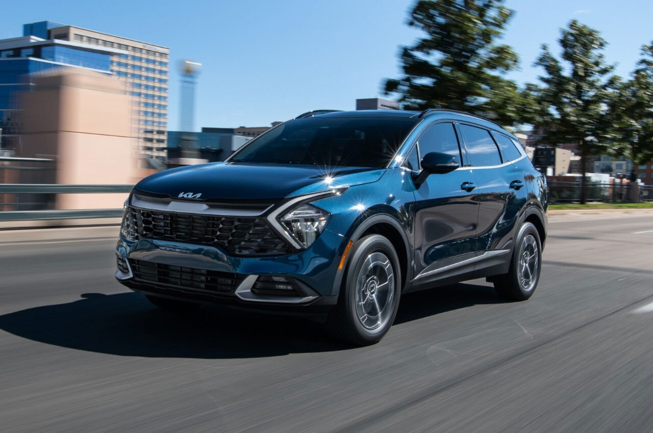 2023 Kia Sportage Hybrid fuel economy.