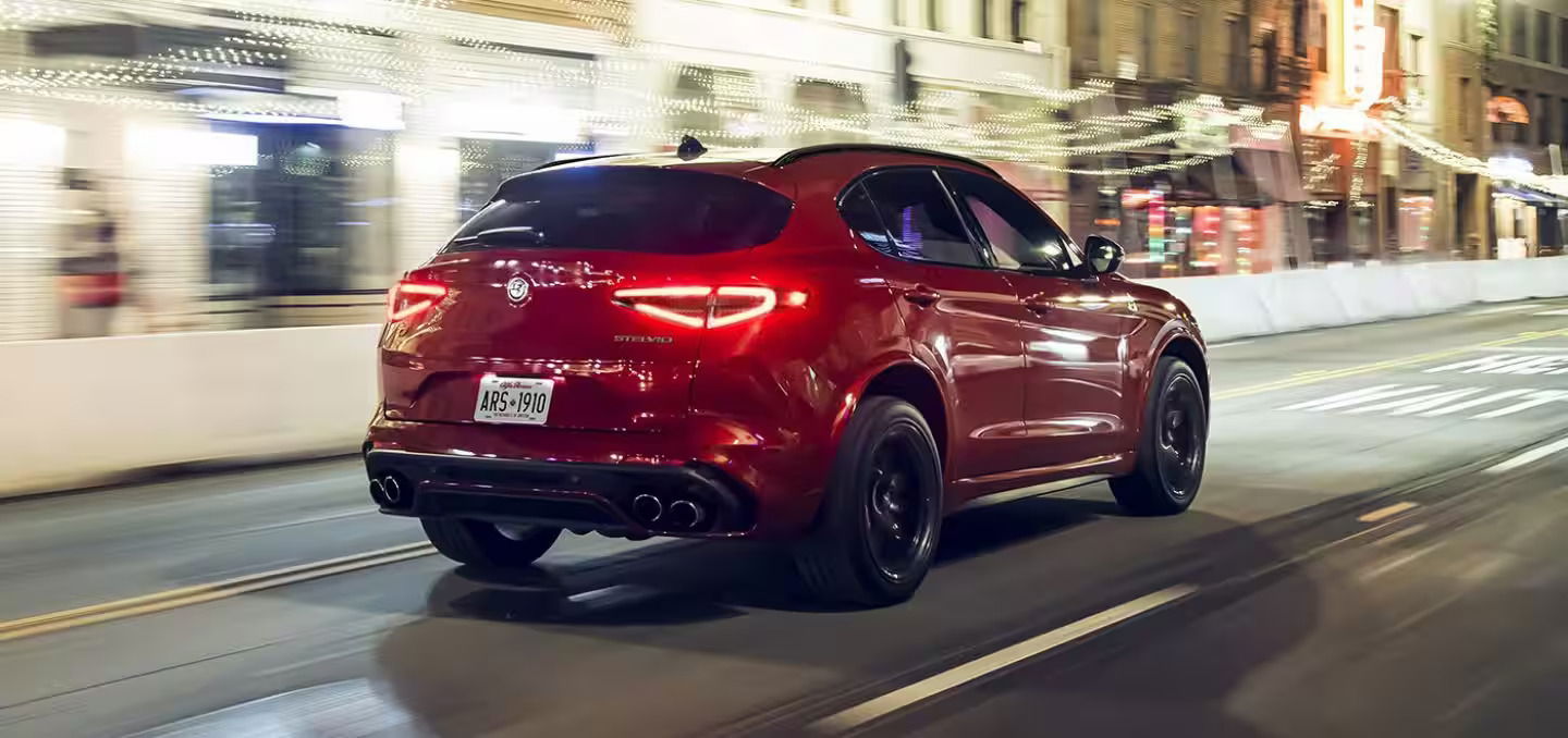 2024 Alfa Romeo Stelvio Quadrifoglio engine.