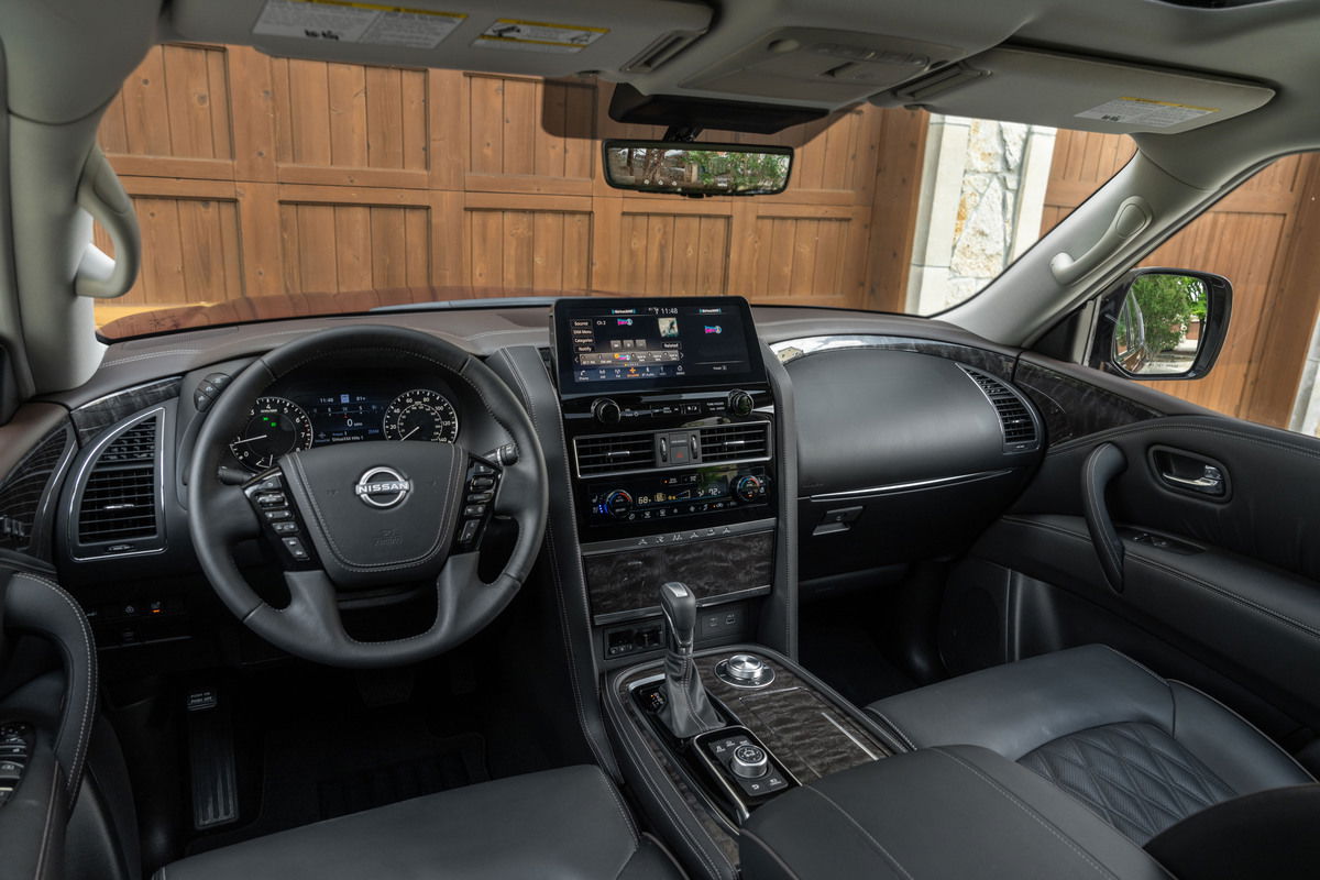 2024 Nissan Armada infotainment and connectivity.