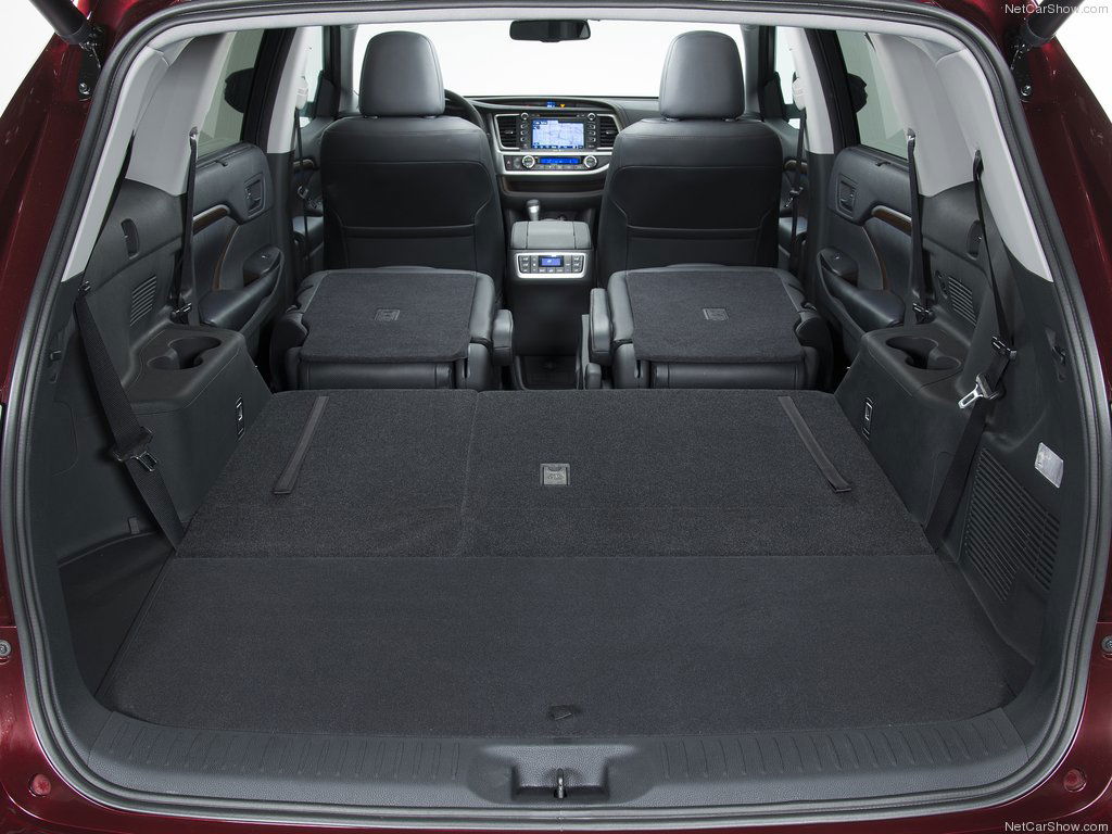 2014 Toyota Highlander cargo space.