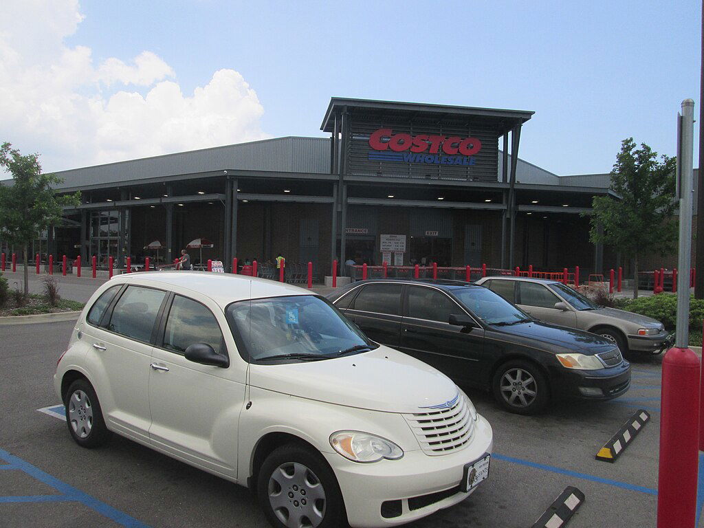 Sleeping in your car at Costco.