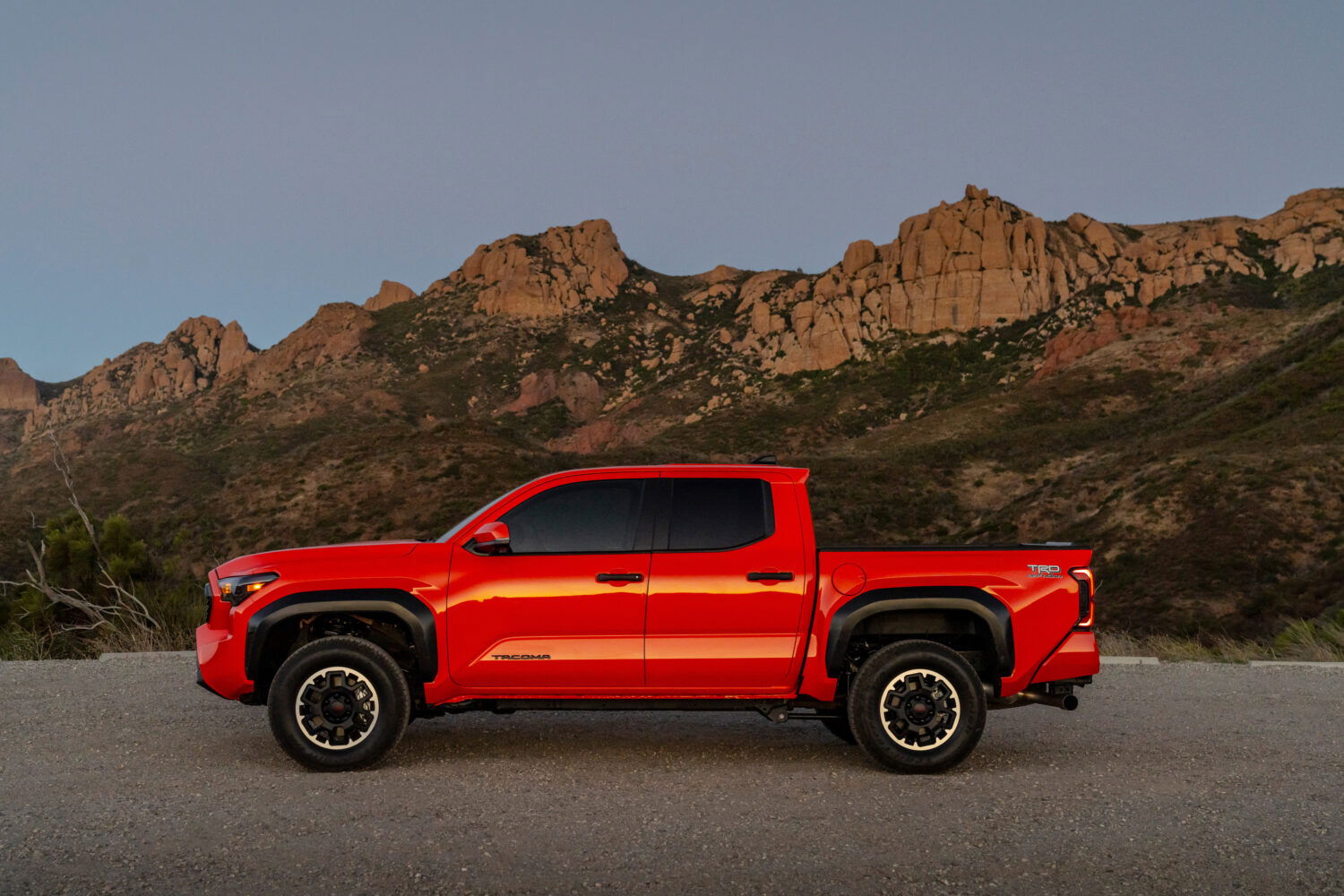 2024 Toyota Tacoma safety features and warranty package.