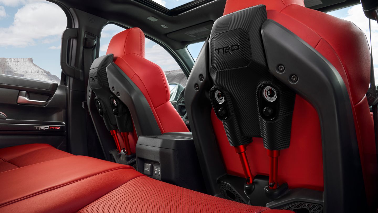 2024 Toyota Tacoma TRD Pro cabin.